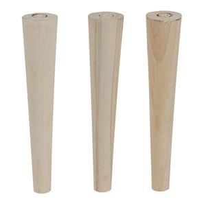 پایه میز مدل    چوبی مخروطی کد 45 مجموعه 3 عددی