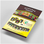 کاغذ گلاسه 135 گرم با چاپ چهار رنگ افست چاپ رنگی