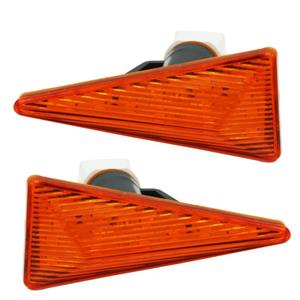 چراغ اس ام دی راهنما بغل گلگیر خودرو بیلگین مدل مثلثی مناسب برای پراید بسته 2 عددی