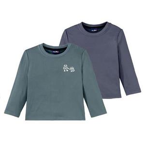 تی شرت آستین بلند پسرانه لوپیلو مدل IAN-329503 مجموعه 2 عددی