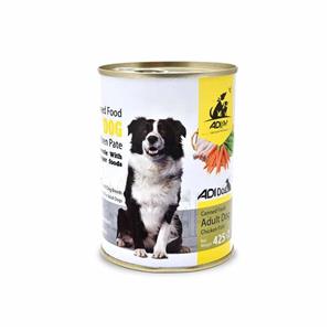 کنسرو مخصوص سگ بالغ حاوی مرغ پاته ادی داگ ۴۲۵ گرمی  Adidog, canned dog food, adult, chicken, pate, 425g