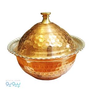 قندان مسی بدون پایه سایز کوچک آیتم 3236