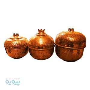 قندان مسی انار شکل آیتم 3250/1/2