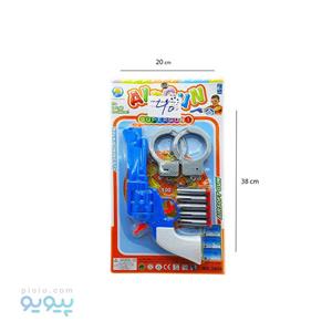 تفنگ کلت تیر چسبونکی همراه با دستبند آیتم ۳۸۰۰ عمده و کارتنی