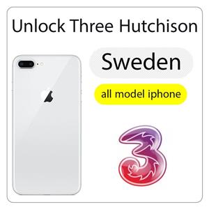 آنلاک شبکه آیفون اپراتور Three Hutchison سوئد