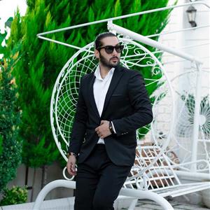 کت مردانه مشکی کد 9881