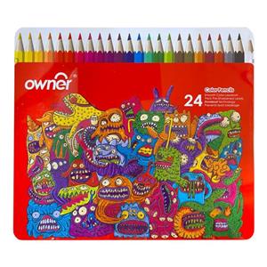 مداد رنگی 24 رنگ اونر مدل monster 141724