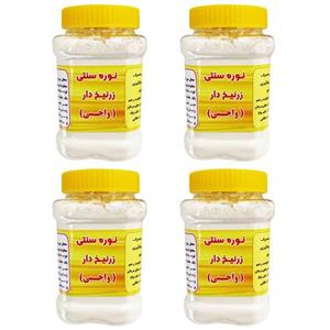 پودر موبر نوره مدل زرنیخ دار وزن 450 گرم بسته 4 عددی