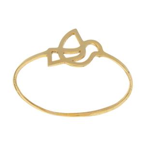 انگشتر طلا 18 عیار زنانه مایا ماهک مدل MR0453 Maya Mahak MR0453 Gold Ring For Women