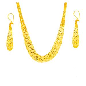 نیم ست طلا 18 عیار زنانه مدل ملیسا شریف