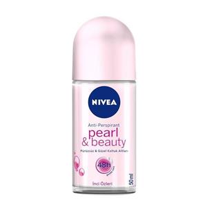 رول ضد تعریق زنانه نیوآ مدل Pearl And Beauty حجم 50 میلی لیتر Nivea Pearl And Beauty For Women Roll-On Deodorant