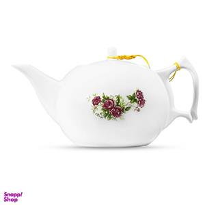 قوری مدل گل سرخی نوستالژی