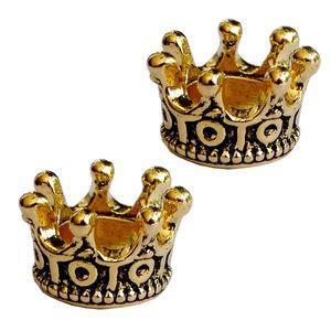 مهره دستبند مدل تاج کد MO 945 مجموعه 2 عددی