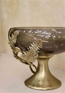 میوه خوری مدل پایه دار برگ -