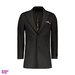 پالتو مردانه مدل فوتر یقه بلیزر رنگ مشکی