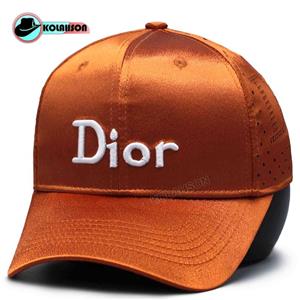 کلاه بیسبالی ساتن طرح Dior کد 1305