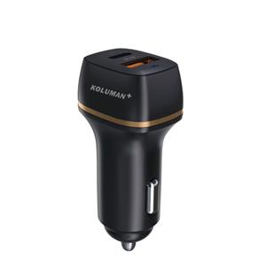 شارژر فندکی کلومن پلاس مدل G38AC به همراه تکنولوژی شارژ سریع و تکنولوژیPD با توان 38 وات