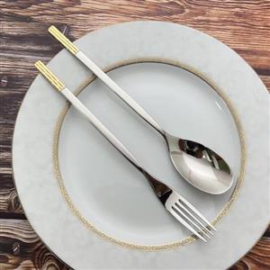 سرویس قاشق چنگال استیل 6 نفره