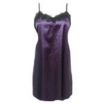 لباس خواب زنانه مدل اطلس رنگ بنفش