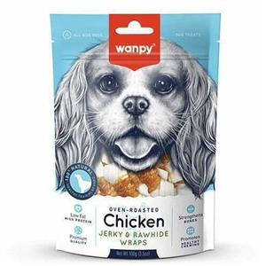 تشویقی سگ ونپی مدل Chicken Jerky  Rawhide Wraps وزن 100 گرم