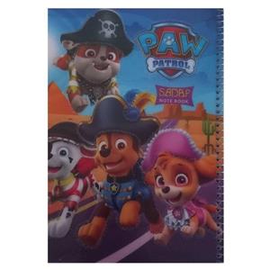 دفتر مشق 100 برگ صدف  مدل کارتونی