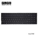 کیبورد لپ تاپ ایسوس F580 بدون فریم به همراه کلید پاور Asus F580 Laptop keyboard