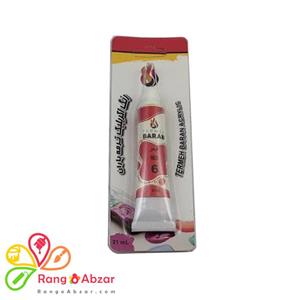 رنگ اکریلیک قرمز ترمه باران تیوپی کد 6 حجم 21 میل
