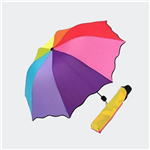 چتر رنگی مدل تاشو کد 001