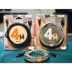 کابل تبدیل USB به Lightning موکسوم مدل MX-CB42 طول 2 متر