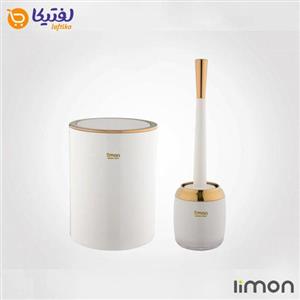 سطل و فرچه 2جداره لیمون طرح رومانتیک کد 1812