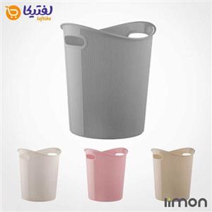 سطل کاغذ شیاردار بزرگ لیمون (الوان) کد 1408