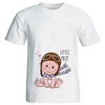 تی شرت بارداری طرح Little pilot کد ۳۹۶۶
