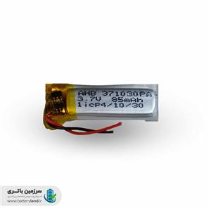 باتری لیتیوم پلیمر 371030 ظرفیت 85 میلی‌آمپر 3.7 ولت برند انرژی