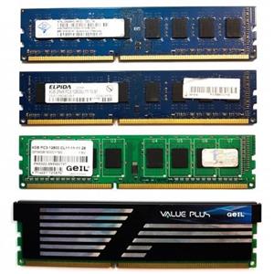 رم کامپیوتر DDR3 12800 1600MHz ظرفیت 4 گیگابایت Mix
