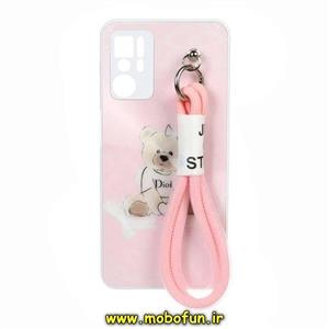 قاب گوشی Xiaomi Poco X3 GT - Redmi Note 10 Pro 5G شیائومی طرح لیزری فانتزی خرسی تدی Dior محافظ لنز دار دارای آویز بند کد 211