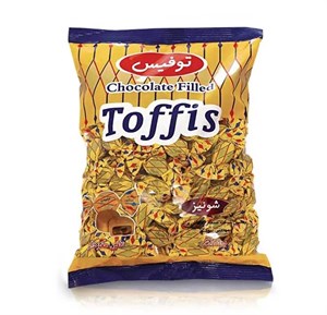 تافی مغز دار کاکائویی توفیس شومیز - 500 گرم