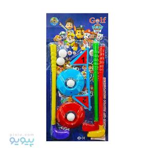 گلف پلاستیکی ۳ چوب WORLD TOYS آیتم ۸۳۰۰ 