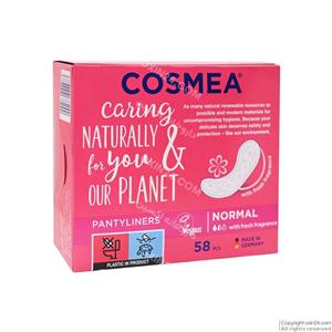 پد روزانه معطر کاسمیا Cosmea مدل Normal تعداد 58 عدد 