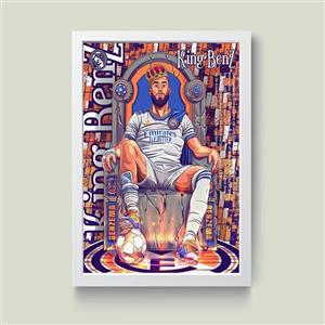 تابلو مدل کریم بنزما Benzema کد m2444-w