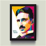 تابلو مدل Nikola Tesla تسلا کد m2592-w