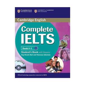 کتاب Cambridge English Complete Ielts B1  4-5 اثر Guy Brook-Hart and Vanessa Jackman انتشارات کمبریدج