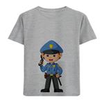 تی شرت آستین کوتاه پسرانه مدل پلیس D631