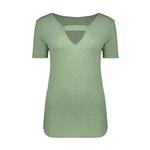 تی شرت آستین کوتاه زنانه پاتن جامه مدل 131631000097360 رنگ سبز