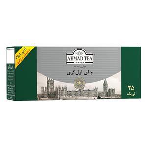 چای کیسه ای احمد مدل Earl Gray بسته 25 عددی