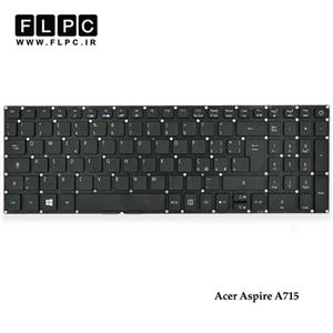 کیبورد لپ تاپ ایسر A715 اینتر کوچک-بدون فریم Acer Aspire A715 Laptop Keyboard