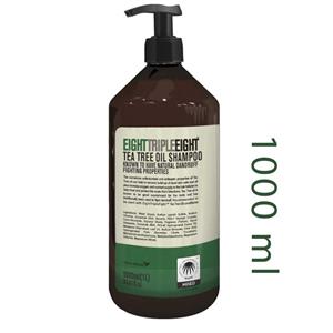 شامپو بازسازی کننده سر ایت تریپل مدل روغن درخت چای 1000 میل Eight Triple Tea Tree Oil Shampoo 