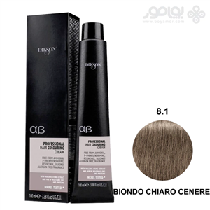 رنگ موی بدون آمونیاک دیکسون آرگابتا شماره 8.1 حجم 100 میل