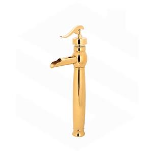 شیر روشویی پایه بلند ایران گروه مدل بیزانس طلایی