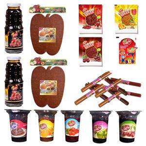 پک لواشک و ترشک ترش سون -1830 گرم  مجموعه 23 عددی
