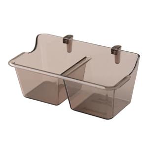 ظرف غذای پرنده مدل 8 خانه بسته 2 عددی